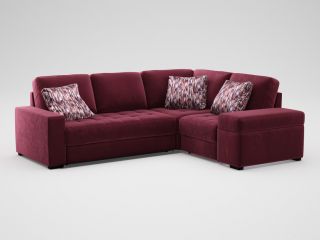 Угловой диван MOON 107 цвет красный