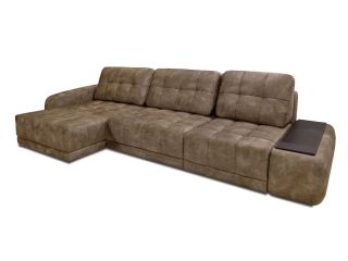 Угловой диван Джефферсон цвет коричневый