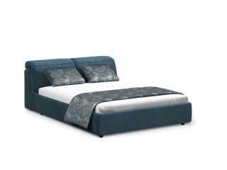 Кровать с подъёмным механизмом MOON 1107 цвет синий,зеленый