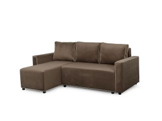 Угловой диван Некст цвет коричневый