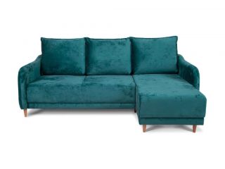 Угловой диван Бьерг цвет зеленый