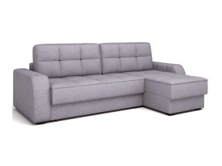 Угловой диван Кембридж цвет серый,сиреневый