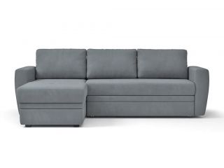 Угловой диван Лакки цвет серый