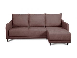 Угловой диван Бьерг цвет коричневый