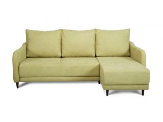 Угловой диван Бьерг цвет зеленый