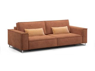 Диван MOON 005 цвет оранжевый,красный,коричневый