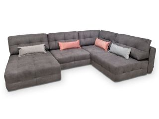 Угловой диван MOON 160 цвет серый  (код 403835)