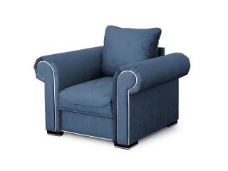 Кресло Цезарь цвет синий