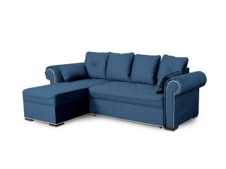 Угловой диван Цезарь цвет синий