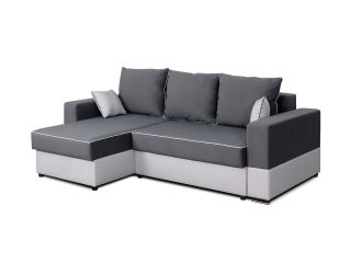 Угловой диван Бостон цвет серый