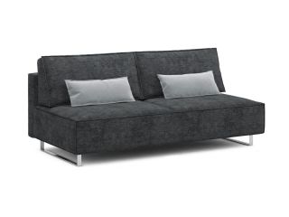 Диван MOON 005 цвет черный,серый  (код 864289)