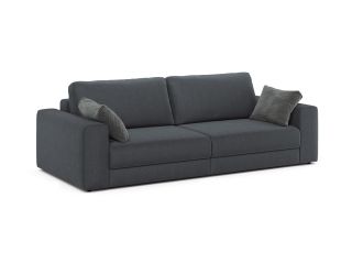 Диван MOON 007 цвет черный,серый