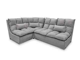 Угловой диван Доменика цвет серый