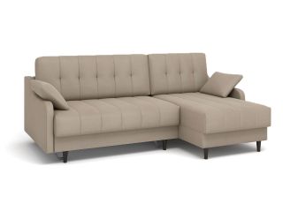 Угловой диван Женева цвет бежевый,коричневый