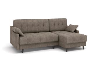 Угловой диван Женева цвет коричневый