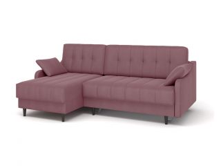 Угловой диван Женева цвет розовый