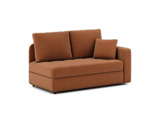 Диван кушетка MOON 074 цвет оранжевый,рыжый