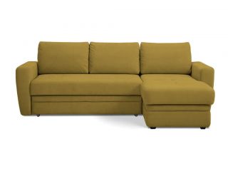 Угловой диван Лакки цвет желтый