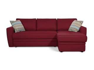 Угловой диван Лакки цвет красный