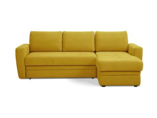 Угловой диван Лакки цвет желтый