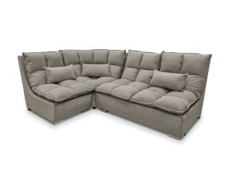 Угловой диван Доменика цвет серый