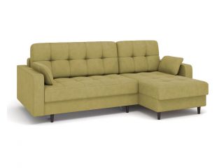 Угловой диван Орлеан цвет зеленый,оливковый