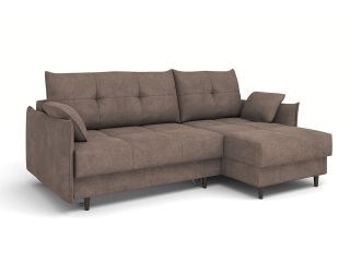 Угловой диван Каролина цвет коричневый