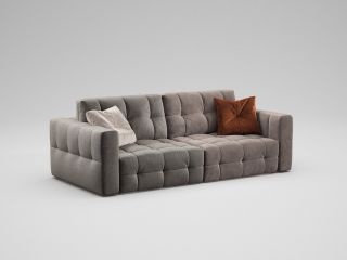 Диван MOON 160 цвет коричневый,серый