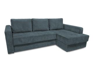 Угловой диван Остин реальное фото образца цвет серый,синий