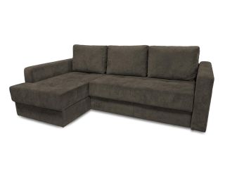 Угловой диван Остин реальное фото образца цвет коричневый