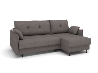 Угловой диван Каролина цвет коричневый