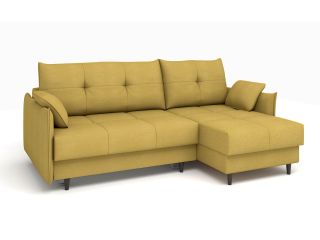 Угловой диван Каролина цвет желтый