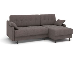 Угловой диван Женева цвет коричневый