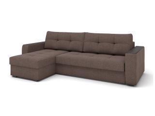 Угловой диван Сиэтл цвет коричневый