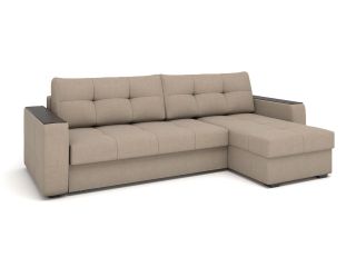 Угловой диван Сиэтл цвет бежевый,коричневый