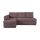 Угловой диван Арно цвет коричневый