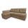 Угловой диван Арно цвет коричневый