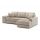 Угловой диван MOON 107 цвет бежевый