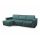 Угловой диван Тулон-7 цвет зеленый
