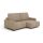 Угловой диван Уолтер цвет бежевый,коричневый