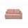 Кушетка Альта цвет красный,розовый