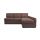 Угловой диван Бруно цвет коричневый