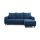 Угловой диван Бьерг цвет синий