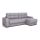 Угловой диван Кембридж цвет серый,сиреневый