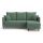 Угловой диван Фьорд цвет зеленый
