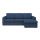 Угловой диван Айдер цвет синий