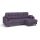 Угловой диван Орлеан цвет фиолетовый