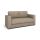 Диван кушетка Алье цвет бежевый,коричневый