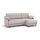 Угловой диван Женева цвет сиреневый,розовый