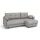Угловой диван Каролина цвет серый